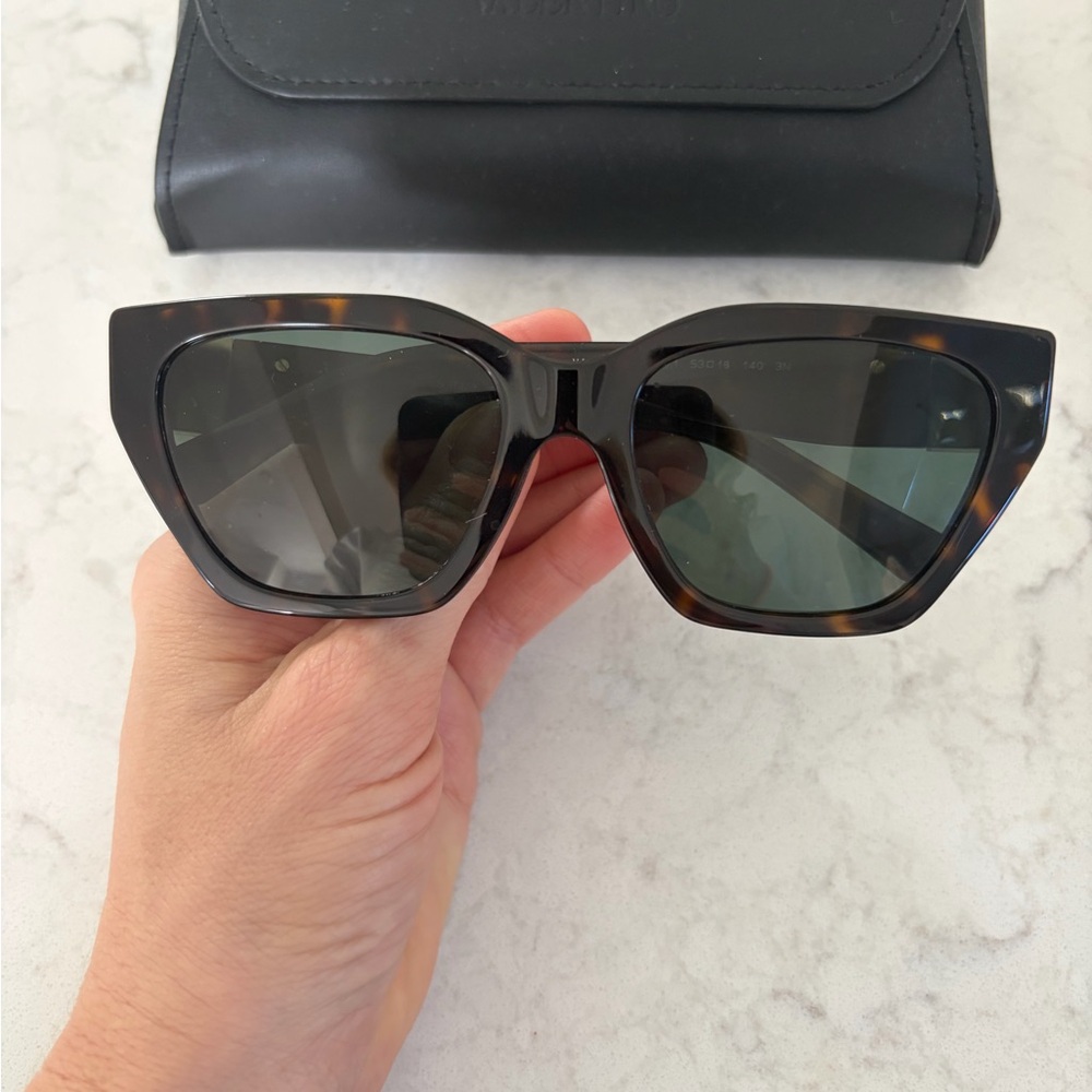 Valentino Black and Brown Sunglasses